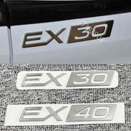 For Volvo EX30 EX40 Rear Trunk Tail Logo Sticker Emblem Decal Styling Accessories
