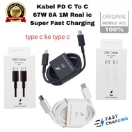 Usb type c to type c cable fast charging 8A