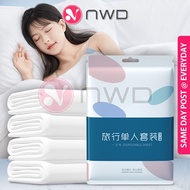 《 𝗔𝗡𝗧𝗜𝗦𝗧𝗔𝗧𝗜𝗖 》Disposable Hotel Travel Cover Single Double Pillowcases Bed Sheet Sarung Tilam 一次性床单