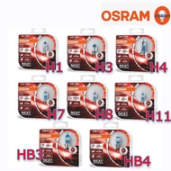 100% ORIGINAL OSRAM Night Breaker Laser +150% Headlight Bulb / FOG BREAKER 2600K (1 Set) H1/H3/H4/H7