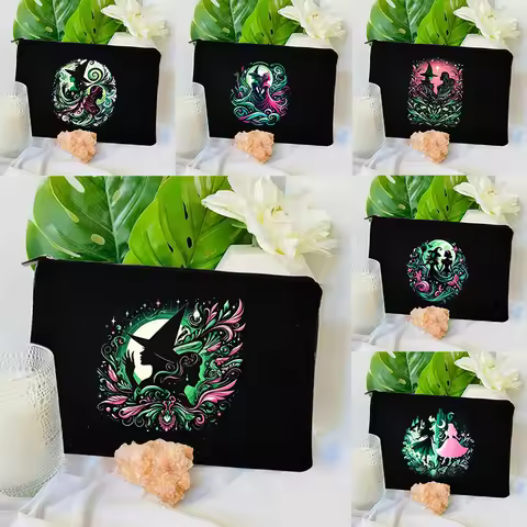 Wicked The Musical Zipper Lipstick Bag Glinda Elphaba Inspired Musical Lover Gifts Purse Musical The