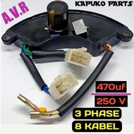 Terbaru Avr Oval 3Phase 8 Kabel Untuk Genset Bahan Bakar Solar Atau