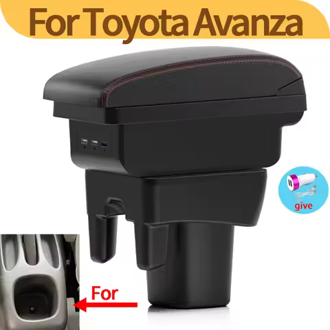 For Toyota Avanza Armrest box For TOYOTA AVANZA 2009-2015 Armrest box Center Storage Box Internal Re