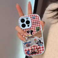 casing realme c15 realme 11x 5g casing Fun Plaid Mole Suitable for OPPOa58 Phone Case reno6/7/8/9 Sh
