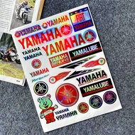 YAMAHAโลโก้สัญลักษณ์สติ๊กเกอร์ติดมอเตอร์ไซค์มอเตอร์ไบค์สกู๊ตเตอร์ตัวหมวกกันน็อคด้านหน้ากระจกหน้ารถดี