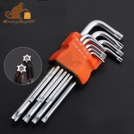 Long Wrench Allen Torx Hex Key Set  Allen A-KEY SET Ball Point Allen Key Lkey 9Pcs 1.5mm-10mm