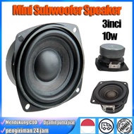 4 Ohm 10W Mini Subwoofer Speaker 3 Inch High Power HIFI Low Bass 3 in