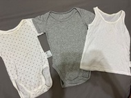Uniqlo 包屁衣 80 網眼 內衣90