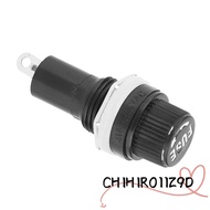 CHIHIRO11Z9D 20PCS Screw Cap Fuseinf Holder, 5x20mm Screw Cap Design Fuseing Holder Socket, Waterpro