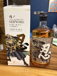 越乃忍純麥芽威士忌 水楢桶