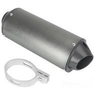 38MM Gray Exhaust Muffler Escape Moto Tailpipe 38MM Exhaust Muffler Tip Pipe for 110 125 150CC Dirt