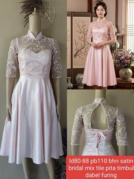 DRES pesta gaun pengantin preloved impor