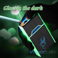 kotak box tempat rkk rokok korek usb elektrik lighter glow in the dark slim