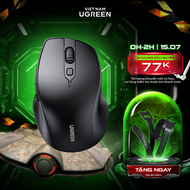 Chuột không dây UGREEN MU101 | Bluetooth 5.0 + 2.4G | 4 mức DPI 1000/1600/2000/4000 | Bảo Hành 18 Th
