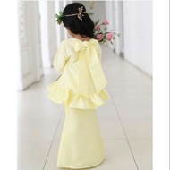 RAYA 2020 BAJU KURUNG MODEN RUFFLE BACK BOW KIDS