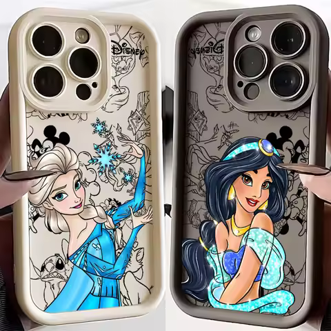 Winnies Elsas Jasmines Phone Case for Samsung S26 S25 S24 S23 S22 S21 S20 F06 M16 Note 20 FE Plus Ul