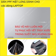 Dán PPF mặt lưng laptop theo yêu cầu - các dòng máy laptop