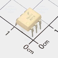 [2 Pieces]- TIL111 Optoisolator Transistor With Base Output 5300Vrms 1 Channel, 6-DIP