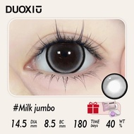 【16MM&0~600】DUOXIU 16MM Contact Lens Power Milk Jumbo 14.5MM 6 Months Use hydrogel Soft Contact Lens