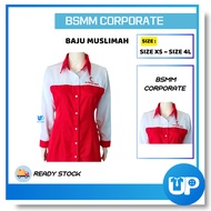 BAJU KORPORAT PBSM Corporate Shirt Baju Korporat Bulan Sabit Merah Malaysia (BSMM) BAJU BSMM MUSLIMAH