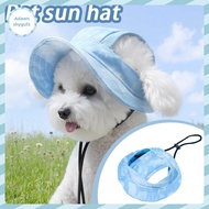 Adfz Hat Dog Sun Hat Ear-Exposing Cover Pet Fisherman Hat Accessory SG
