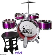 Drumset electronic drum drum container 5pieces Jazz Drum Musical Toy Set