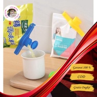 Food Seal Clip With Pour Hole-- AC 318 -- For Food, Kitchen Seasoning Powder Etc