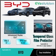 BYD Tempered Glass Centre Screen Protector speedometer infotainment display Seal Sealion 7 M6 Atto 3
