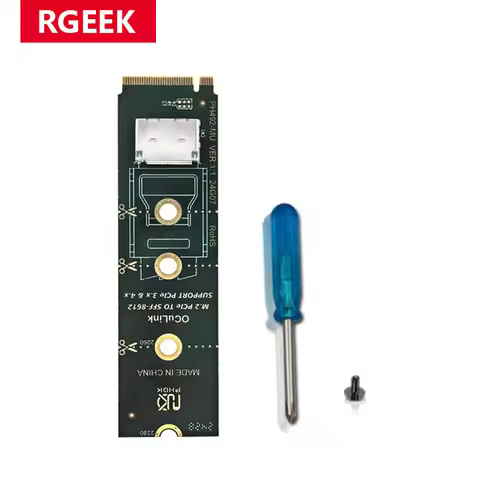 M.2 Nvme Pcie To Oculink Female Dock SFF-8612 Adapter M.2 Mkey Nvme To Oculink SFF-8611 SFF-8612 Ada