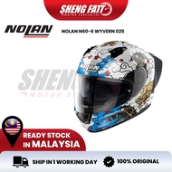 NOLAN N60-6 WYVERN 025 Helmet Full Face Helmet Motor  Full Face Original Superbike SIRIM Intercom SH