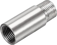 Shower Head Extension Arm Stainless Steel, 1/2 PT Male to 1/2 PT Female Thread, 70mm Length Cast Pip