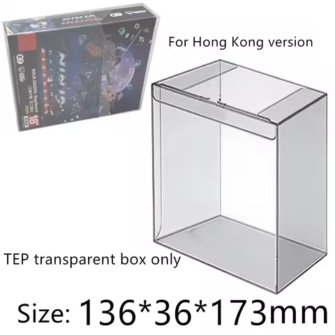 Transparent Box Protector For Ninja Gaiden: Bonds of Fury/NS Collect Boxes TEP Storage Game Shell Cl