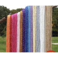 silver string curtain 1