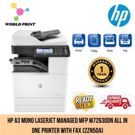 HP A3 Mono LaserJet Managed MFP M72630dn All In One Printer (2ZN50A)