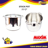 19 Liter Stainless Steel STock Pot 20 QT MAXIM/