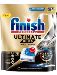 ฟินิช อัลติเมท พลัส น้ำยาล้างจานชนิดเม็ด สำหรับเครื่องล้างจาน Finish Ultimate Plus Dishwasher Deterg