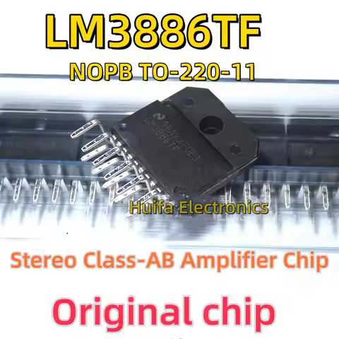 1pcs/lot Original LM3886TF LM3886T ZIP-11 68W High Performance Audio Power Amplifier LM3886 ChipClas