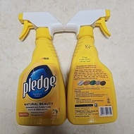 Pledge Spray 450 Lemon Furniture Polish Beautynatural for Wood and Non-Wood Furniture Care with Sili