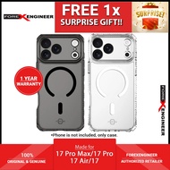 [ 17 Pro Max / 17 Pro / Air / 17 ] ITSKINS HYBRID R Clear with Magnetic Case Never Yellowing iPhone 