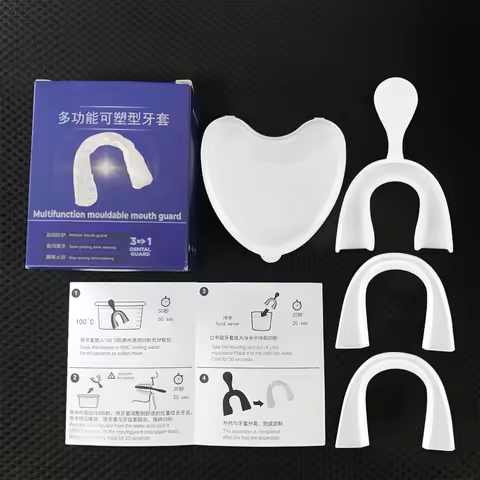Anti Snore Mouthpiece Stop Snoring Mouth Guard with Storage Case Teeth Protection Braces Sports Mout