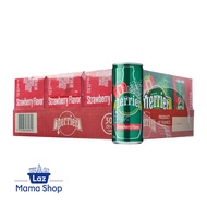 Perrier Strawberry Sparkling Natural Mineral Water Fridge Pack - Case