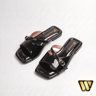Florence Sandals Elegant Black Neutral Flat Simple Casual Elegant Light Soft Anti-Slip