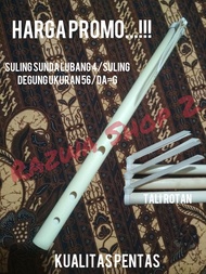Seruling Bambu/Suling Sunda lubang 4/Suling Degung ukuran 56/Da=G