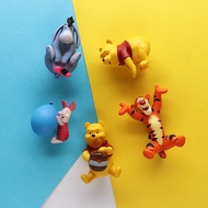 5pcs Cartoon Anime Fridge Magnet Cute Winnie the Pooh Tigger Magnetic Decoration Mini Fridge Magnets for Whiteboard Birthday Gift
