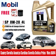 ALL NEW (100% Original) Mobil 1 Triple Action Power+ 0W20 SQ Advanced Fully Synthetic Engine Oil (4L