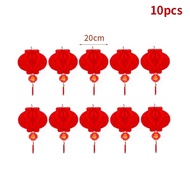 【Limited stock】 10pcs Chinese New Year Lanterns Traditional Hanging Ornament Spring Festival Pendant