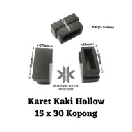 Karet Tutup Kaki Meja Kursi Rak Besi Hollow 15x30 Kopong Hollo