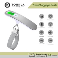 Luggage Scale Travel Portable Scale Digital 50kg/110lb Electronic Steel Scale Travel Handheld Scale 