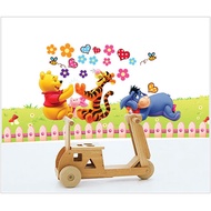 RELIZA WALL STICKER POOH GRASS FENCE AY992 WALL STICKER WALLSTICKER