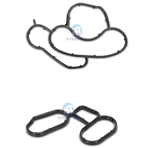 New 2PCS Engine Oil Filter Housing Gasket Seal for BMW E81 E87 E46 E90 E60 E83 N45 N43 N42 N46 Engin
